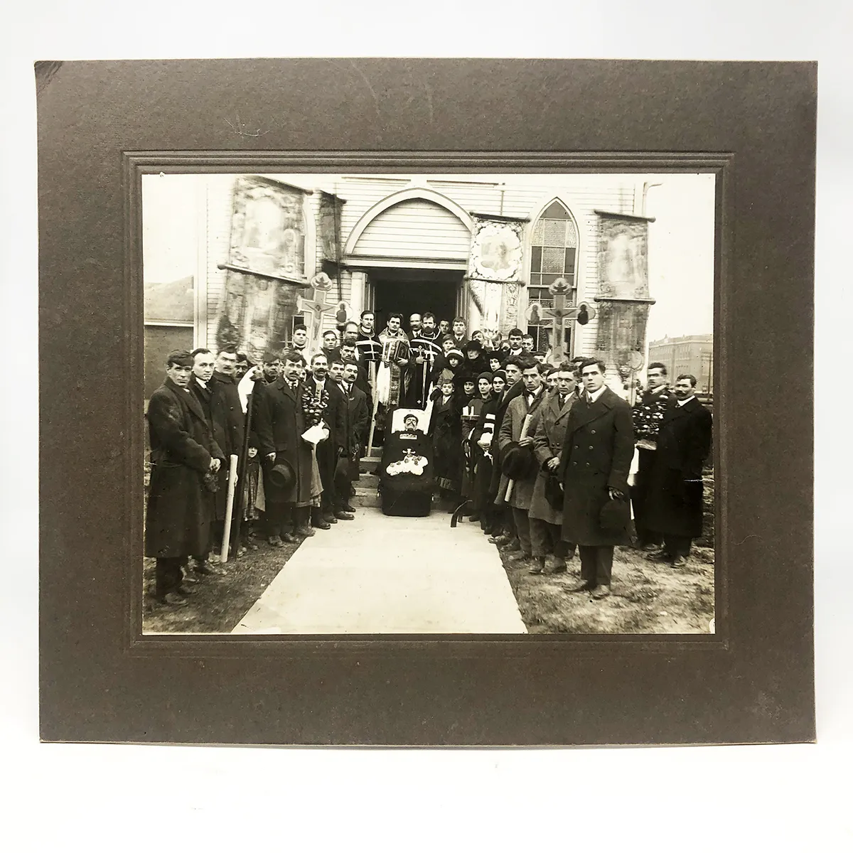 MA097A Post Mortem Greek Orthodox Funeral Original Photograph A