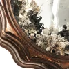 Outstanding Victorian Memento Mori Human Hair Wreath