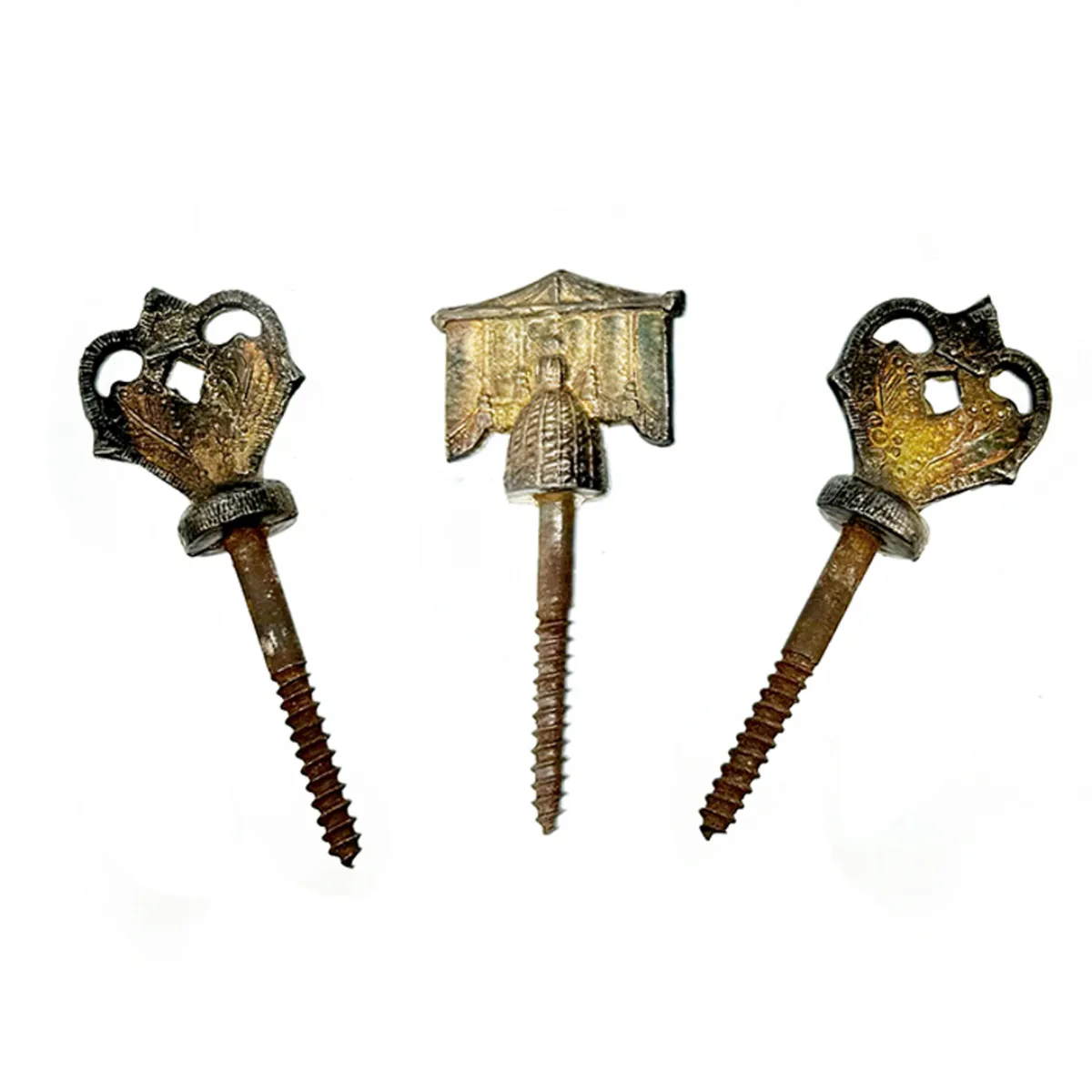 Collection of 19th Century Victorian Coffin Screws