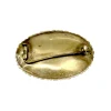 Memento Mori Victorian Memorial Hair Brooch