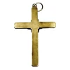 Incredible Memento Mori Victorian Memorial Hair Cross Pendant