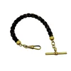 MA1512 Rare Memento Mori Victorian Memorial Hair Watch Fob