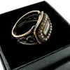 Gorgeous 1816 Memento Mori Victorian Memorial Hair Ring