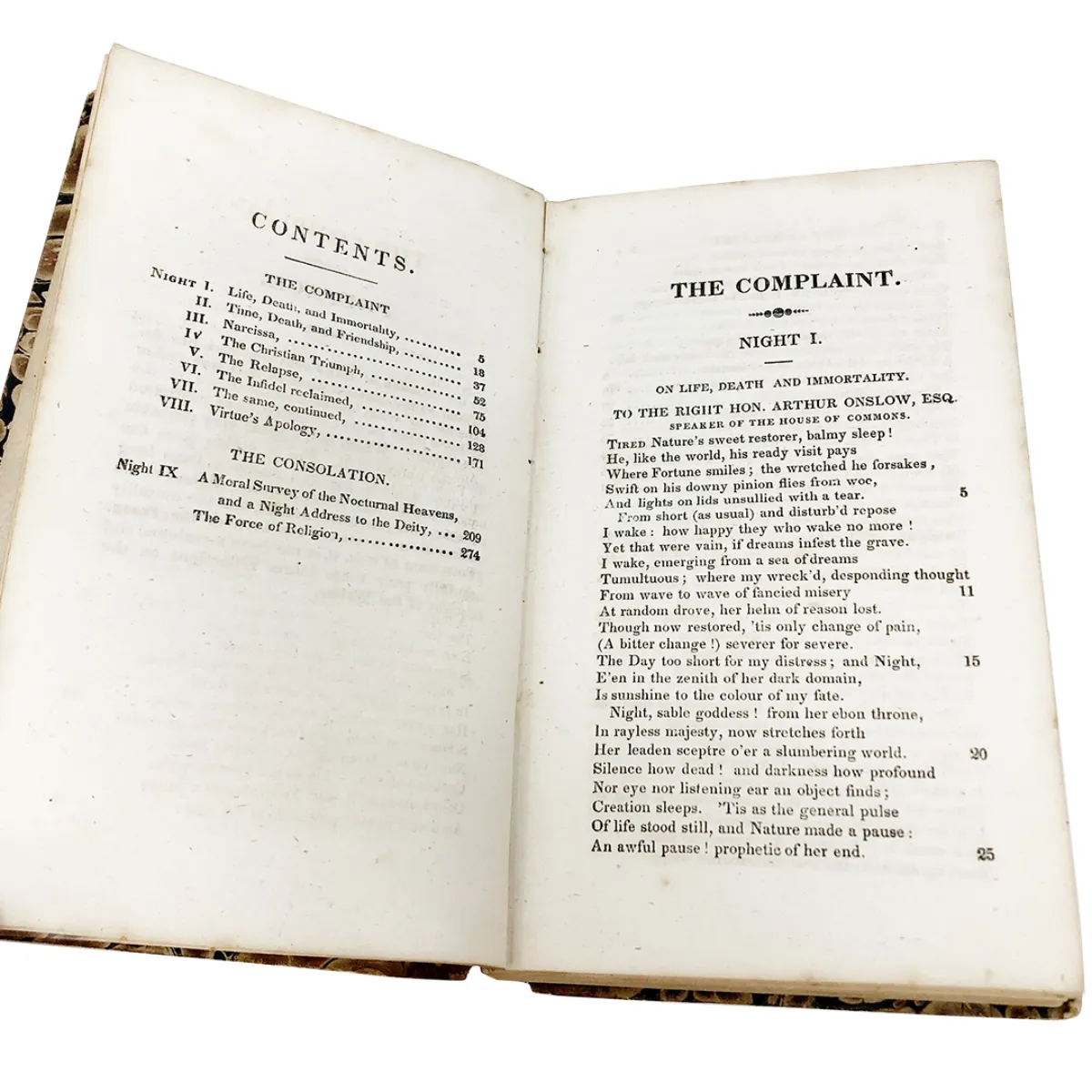 MA1562 1846 The Complaint And Consolation; Or Night Thoughts On Life, Death, And Immortality