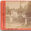 1873 Macorquodale Bros. Stereoview Photograph St. James Cemetery Toronto
