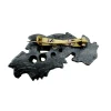 Vulcanite Hand Holding Basket Mourning Brooch