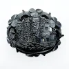 Vulcanite Memorial Mourning Brooch Irish Castle
