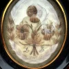 Gorgeous 1903 Memento Mori Memorial Framed Victorian Hair Art