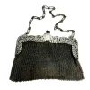 Mourning French Fashion Accessory Chainmail Purse