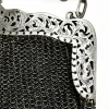Mourning French Fashion Accessory Chainmail Purse