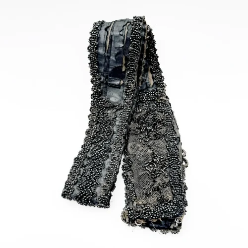 MA1771 Victorian Era Mourning Fashion Accessories Gorgeous Belt