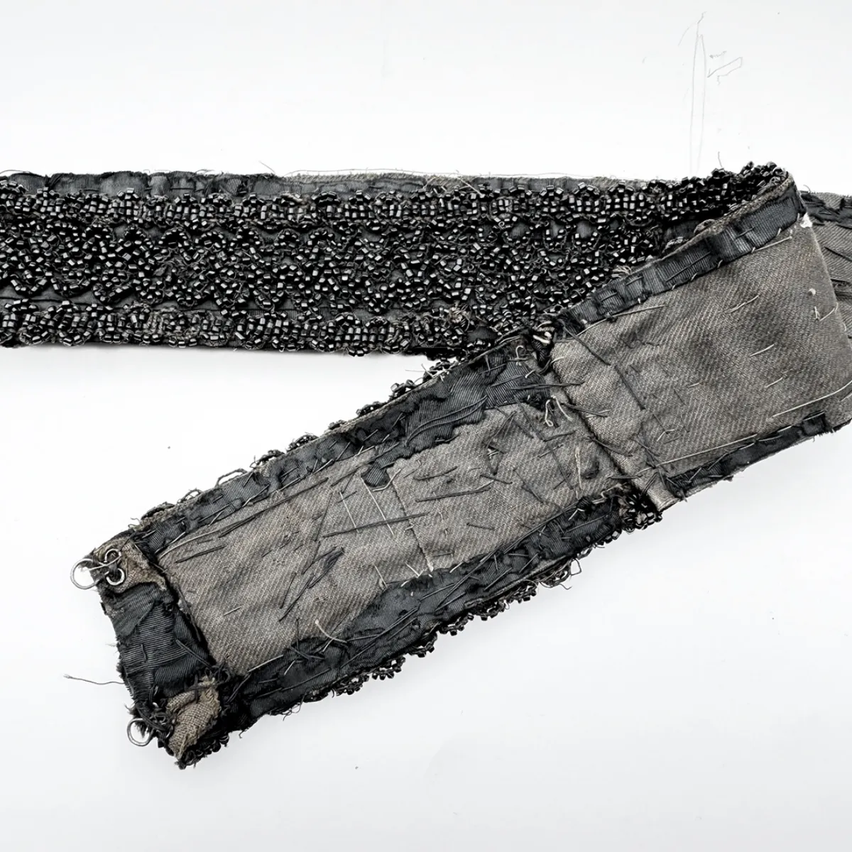 MA1774 Victorian Era Mourning Fashion Accessories Gorgeous Belt