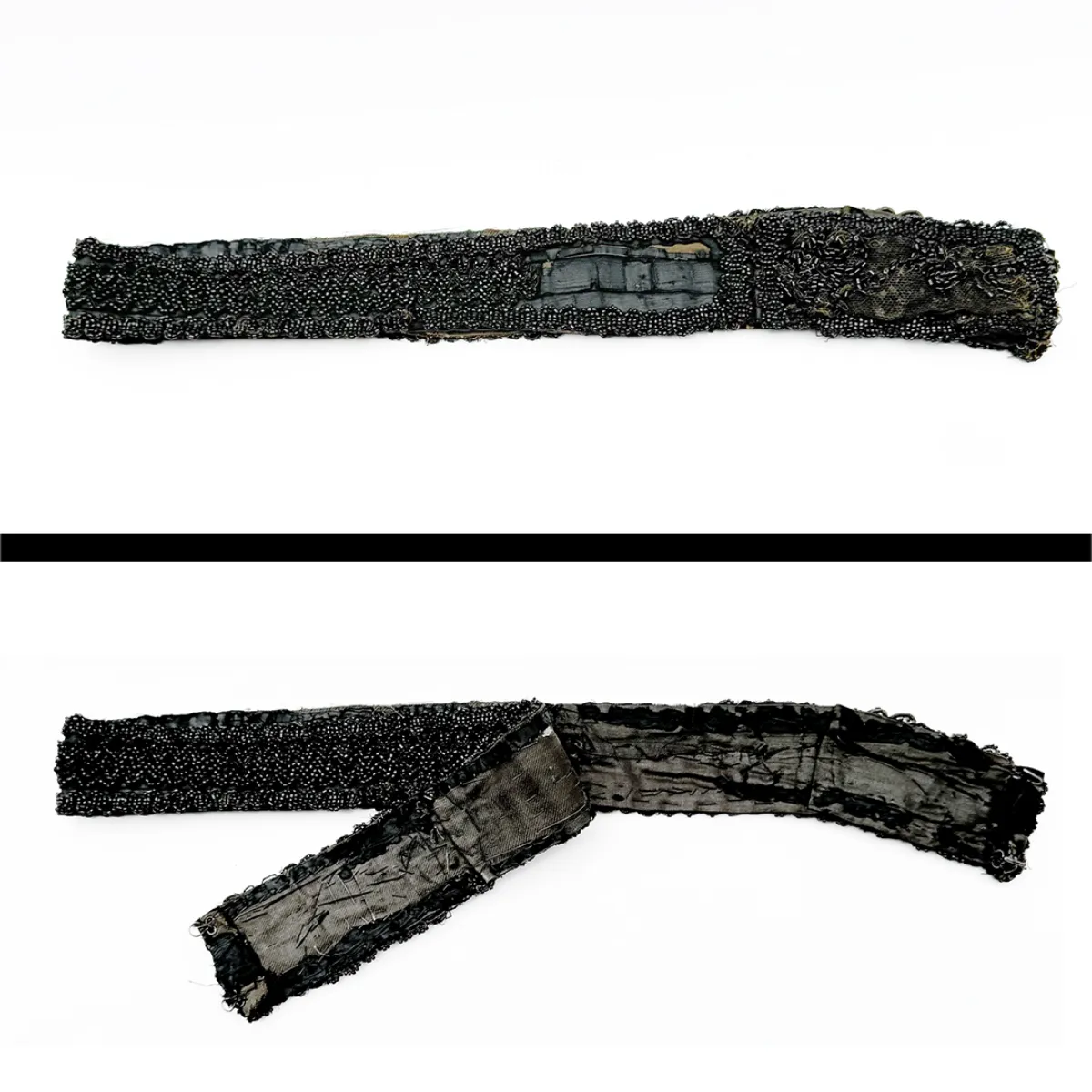 MA1776 Victorian Era Mourning Fashion Accessories Gorgeous Belt