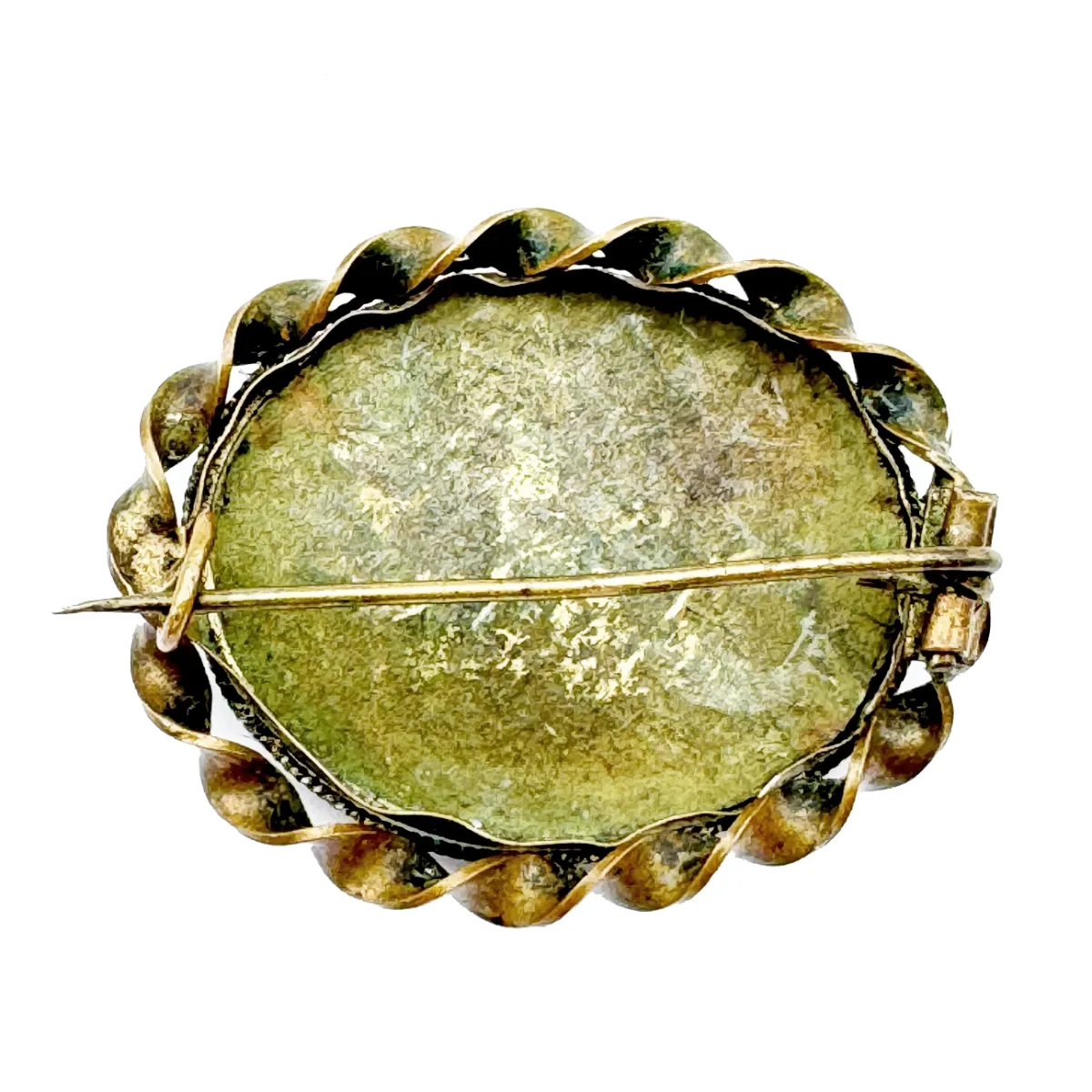 Beautiful Antique Enamel Mourning Brooch ‘My Dear Mother’