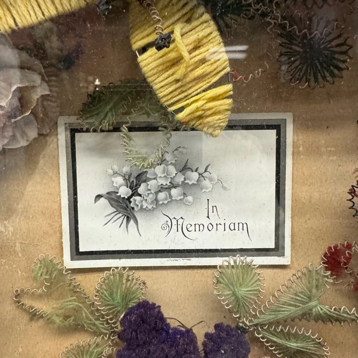 Antique Clock Case Memorial Art