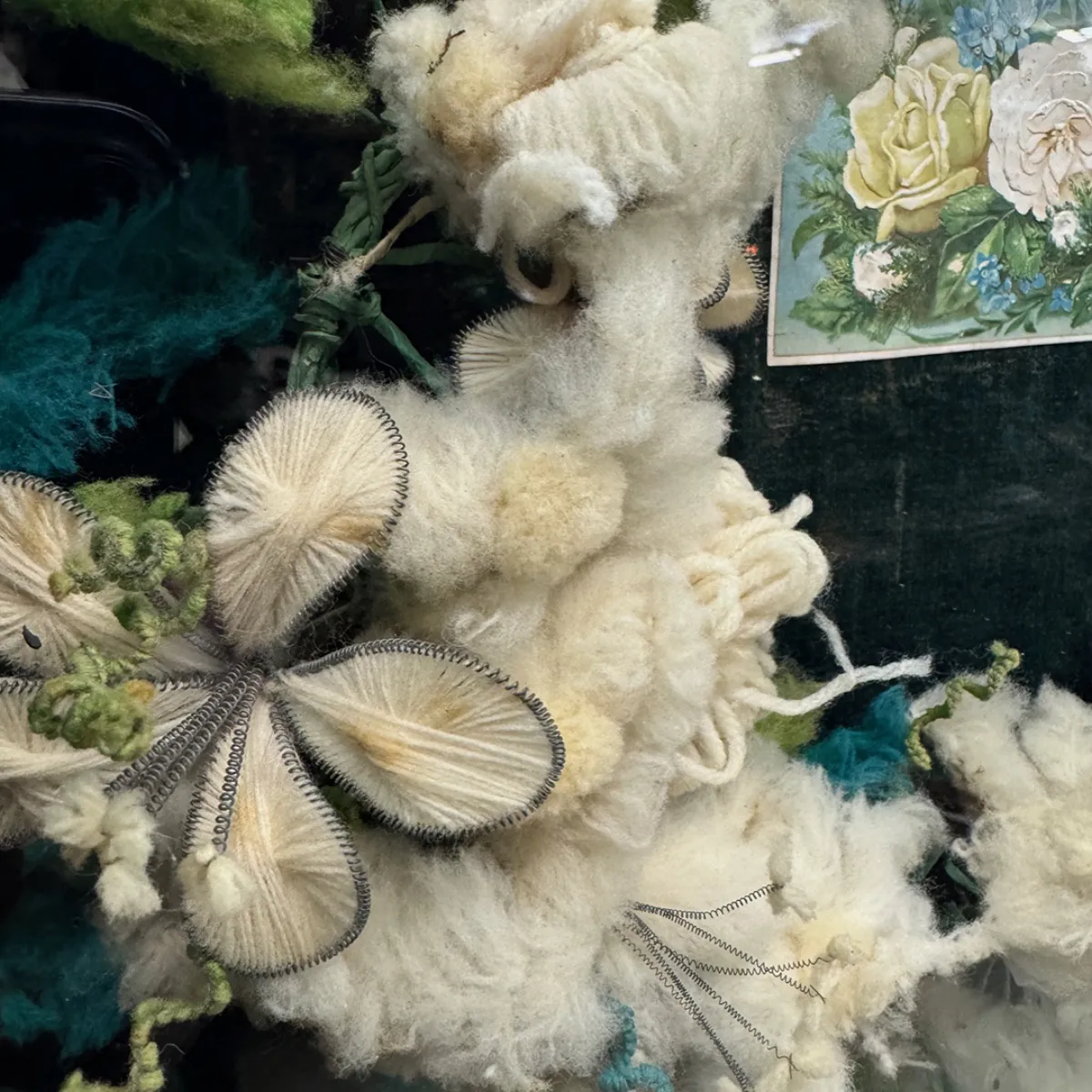 MA1812 Victorian Memorial Style Fabric Art