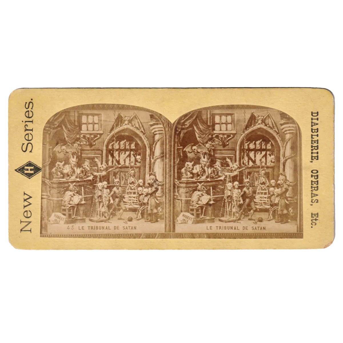 Rare Diablerie 45 Le Tribunal De Sata