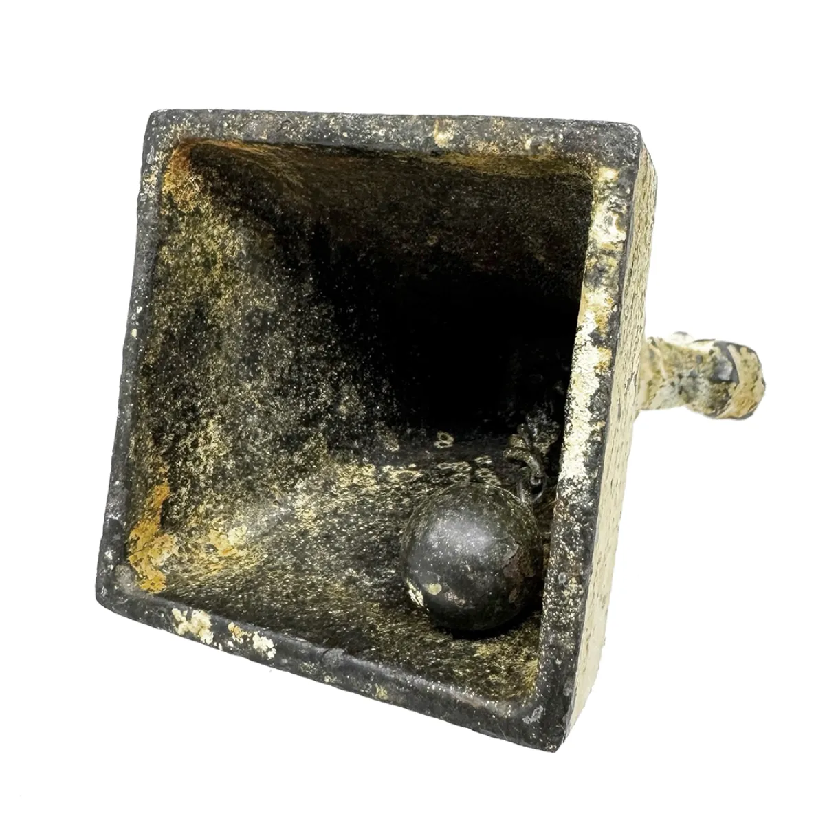 Antique Victorian Cast Iron Grave Bell ’Saved By The Bell”
