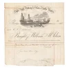 19th Century Pottery and Glass Bottle Works Illustrated Invoice
