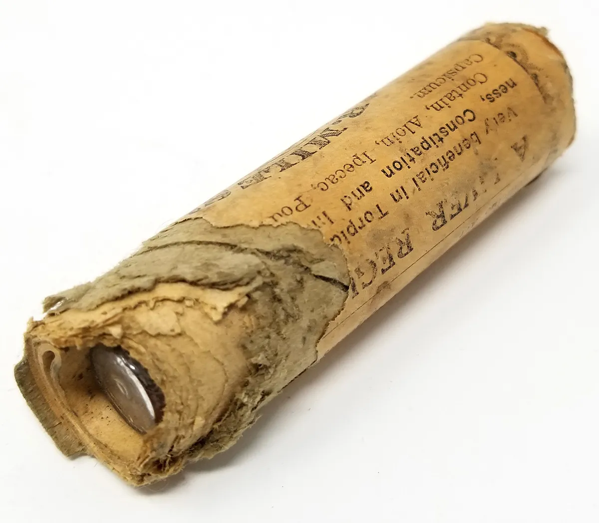 Dr. Miles Liver Pills Labelled Medicine Glass Vial