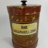 Antique, Labeled set of Wooden apothecary containers
