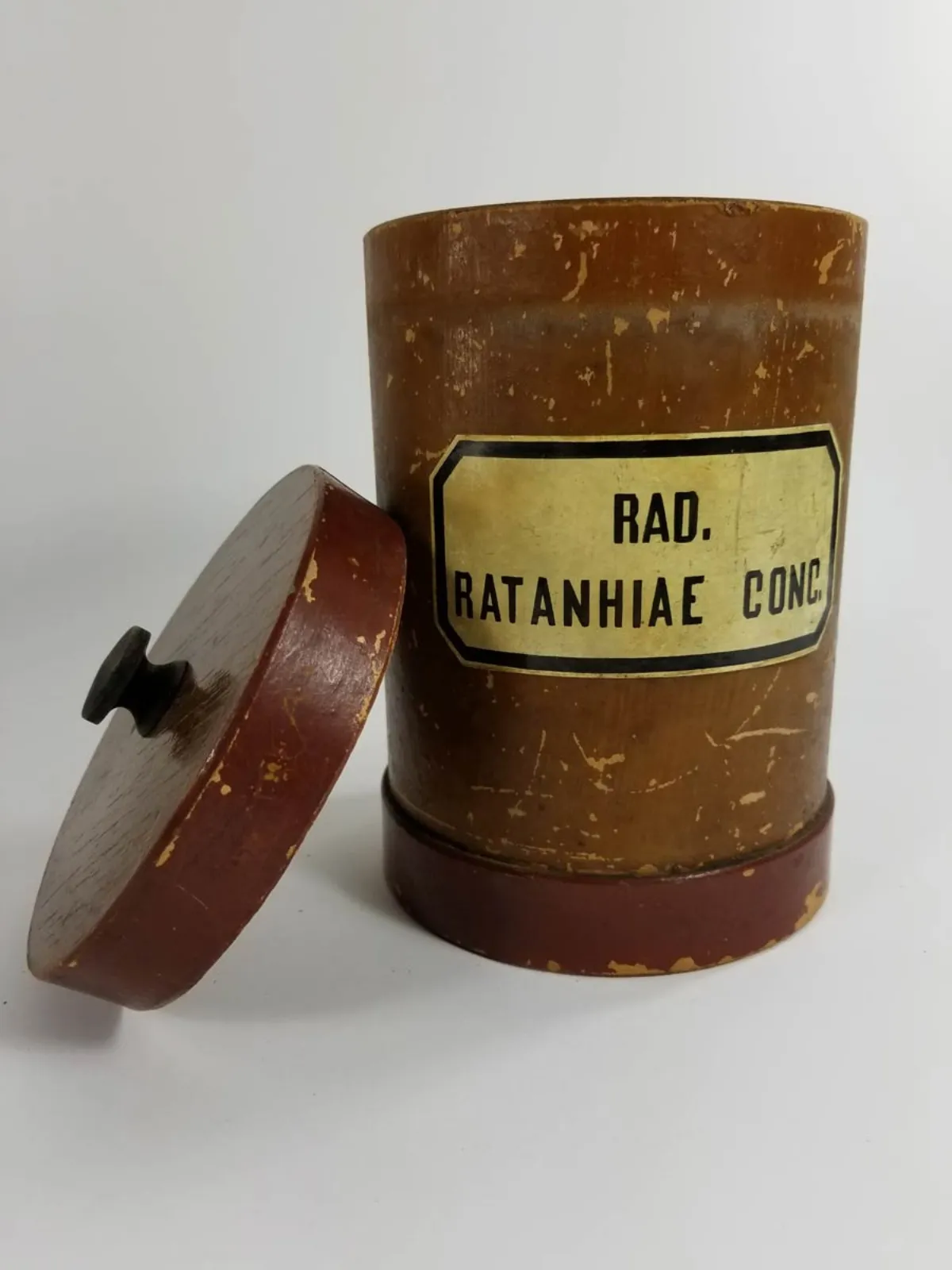 Antique, Labeled set of Wooden apothecary containers