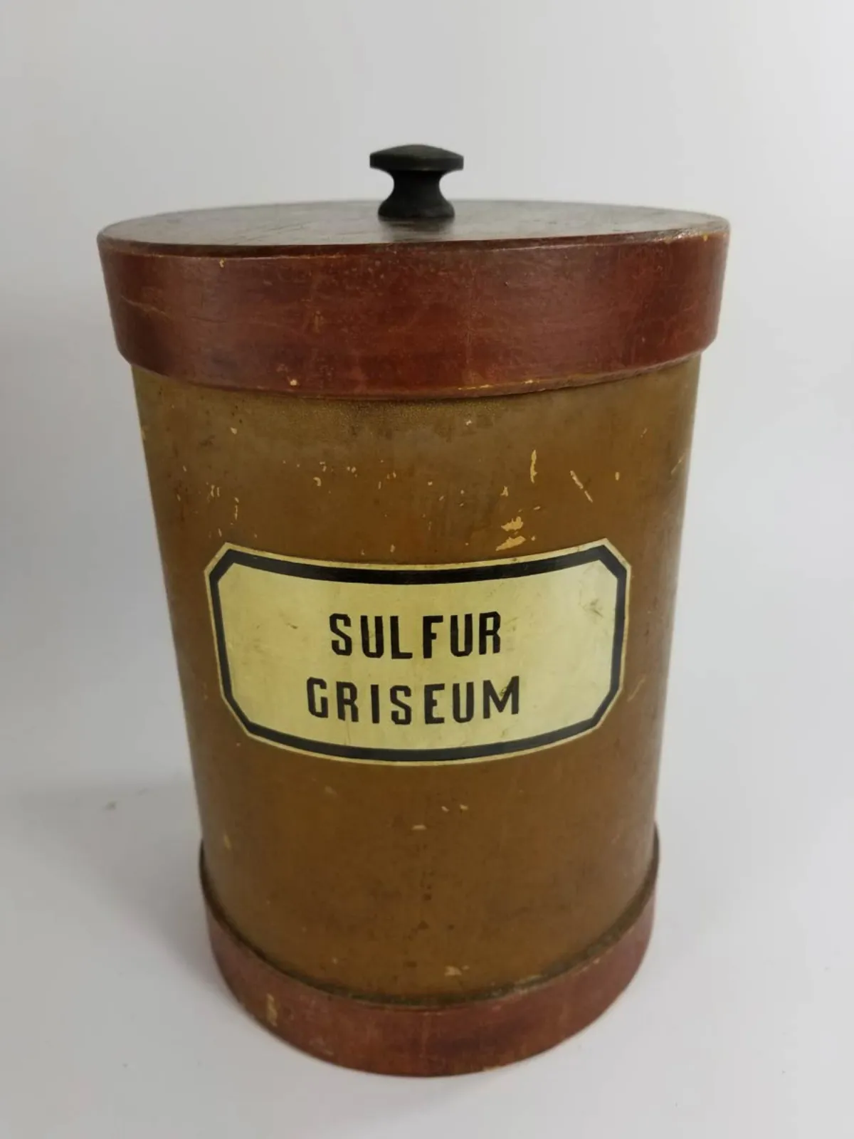 Antique, Labeled set of Wooden apothecary containers