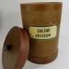 Antique, Labeled set of Wooden apothecary containers