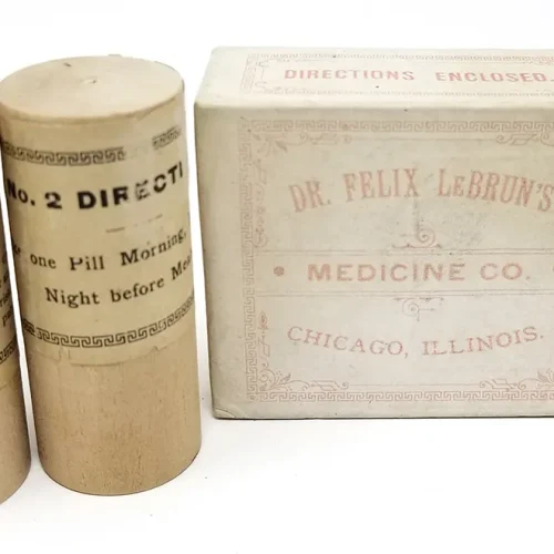 MS073-A Dr Felix LeBrun's Medicine Co. Complete with Contents