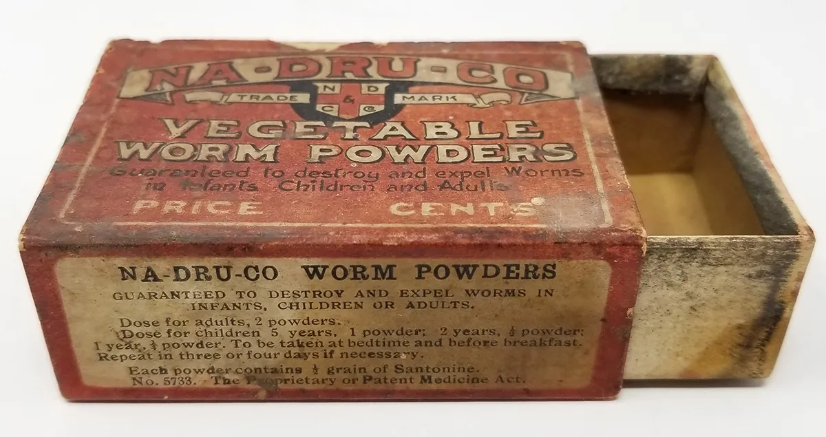 Na-Dru-Co Vegetable Worm Powders