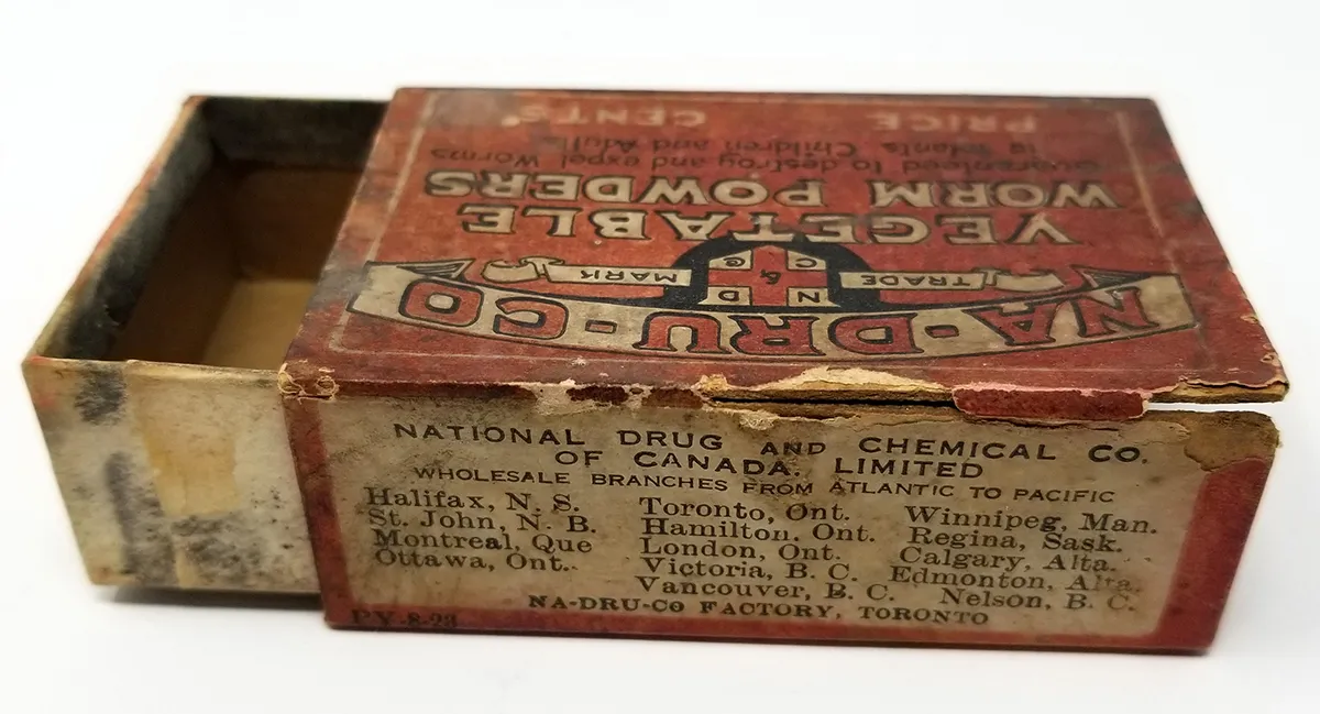 Na-Dru-Co Vegetable Worm Powders
