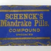 Victorian Medicine Package Schenck's Mandrake Pills with Original Contents