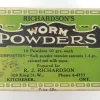 MS099-A Richardson's Worm Powders Product Box