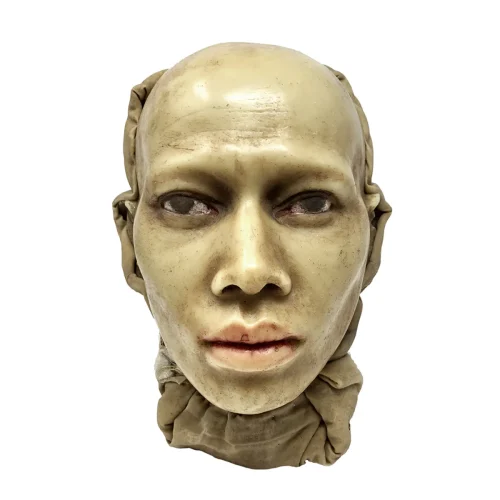 19th Century Wax Head Medical Study