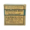 Vintage Golden Seal Root Herbal Medicine Box