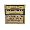 Antique Wahoo Bark Herbal Medicine Box with Contents