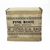 Antique Pink Root Herbal Medicine Packet with Contents