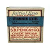 Antique Stramonium Leaves Herbal Medicine Box with Contents