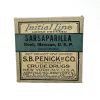 Antique Sarsaparilla Herbal Medicine Box with Contents