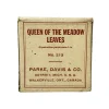 MS165 Vintage Queen of the Meadow Leaves Herbal Medicine Box with Contents