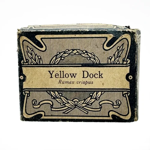 Antique Yellow Dock Herbal Medicine package with Contents