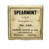 Vintage Spearmint Herbal Medicine Package with Contents