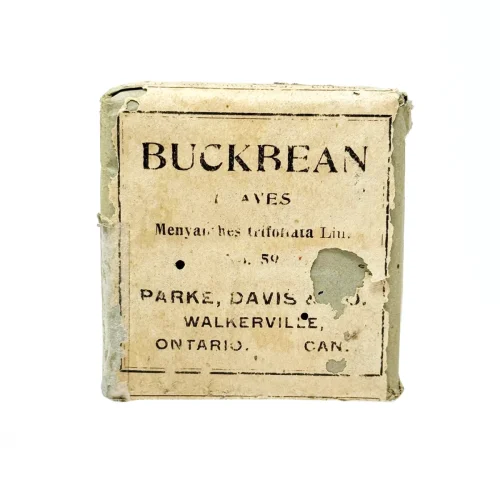 Vintage Buckbean Herbal Medicine Package with Contents