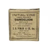 Vintage Dandelion Herbal Medicine Box with Contents