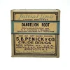 Antique Dandelion Root Herbal Medicine Box with Contents