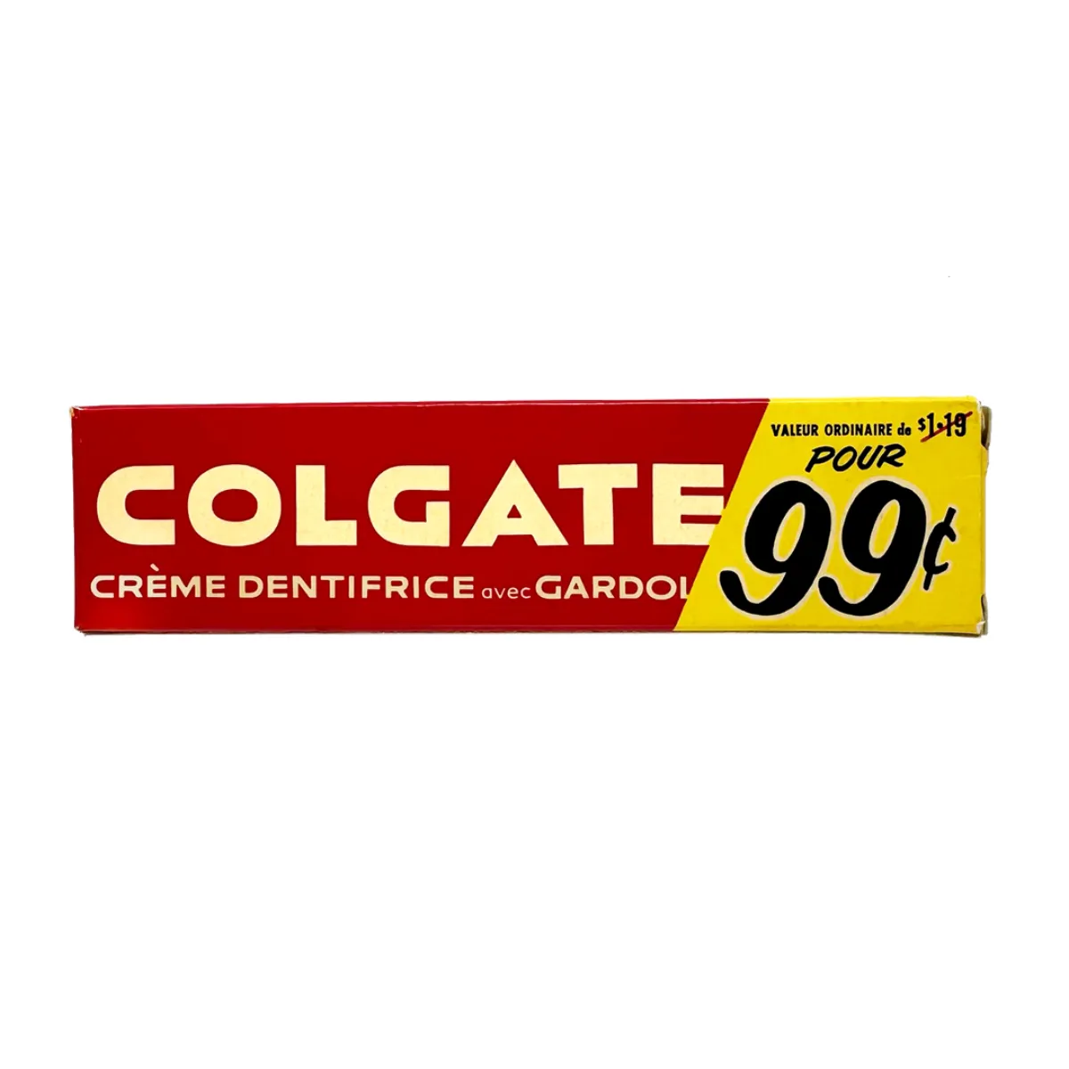 Vintage Colgate Toothpaste Original Old Store Stock