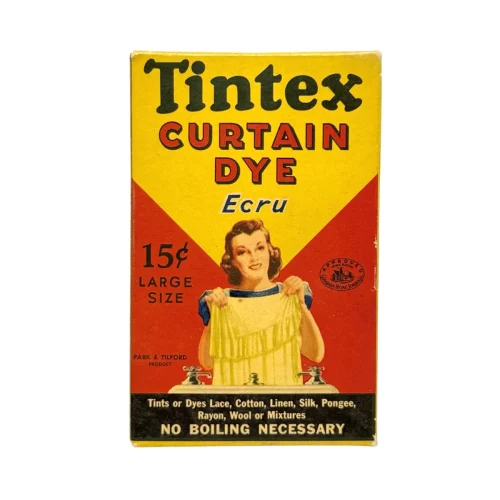 Vintage Tintex Curtain Dye Old Store Stock