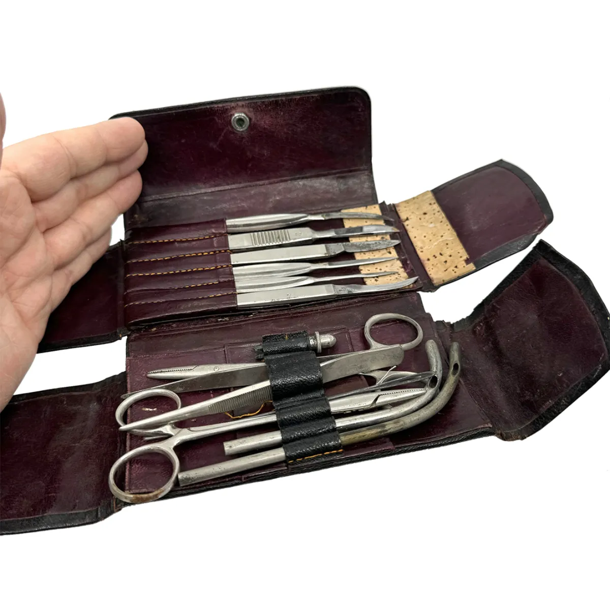 Antique Victorian Era Pocket Traveling Surgery Kit