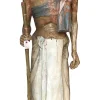 OC017-Seminole-Full-Front Full Standing 19th Century Wooden Folk Art Carving