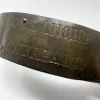 19th Century European Dog Collar Lock and Key